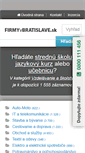Mobile Screenshot of firmyvbratislave.sk